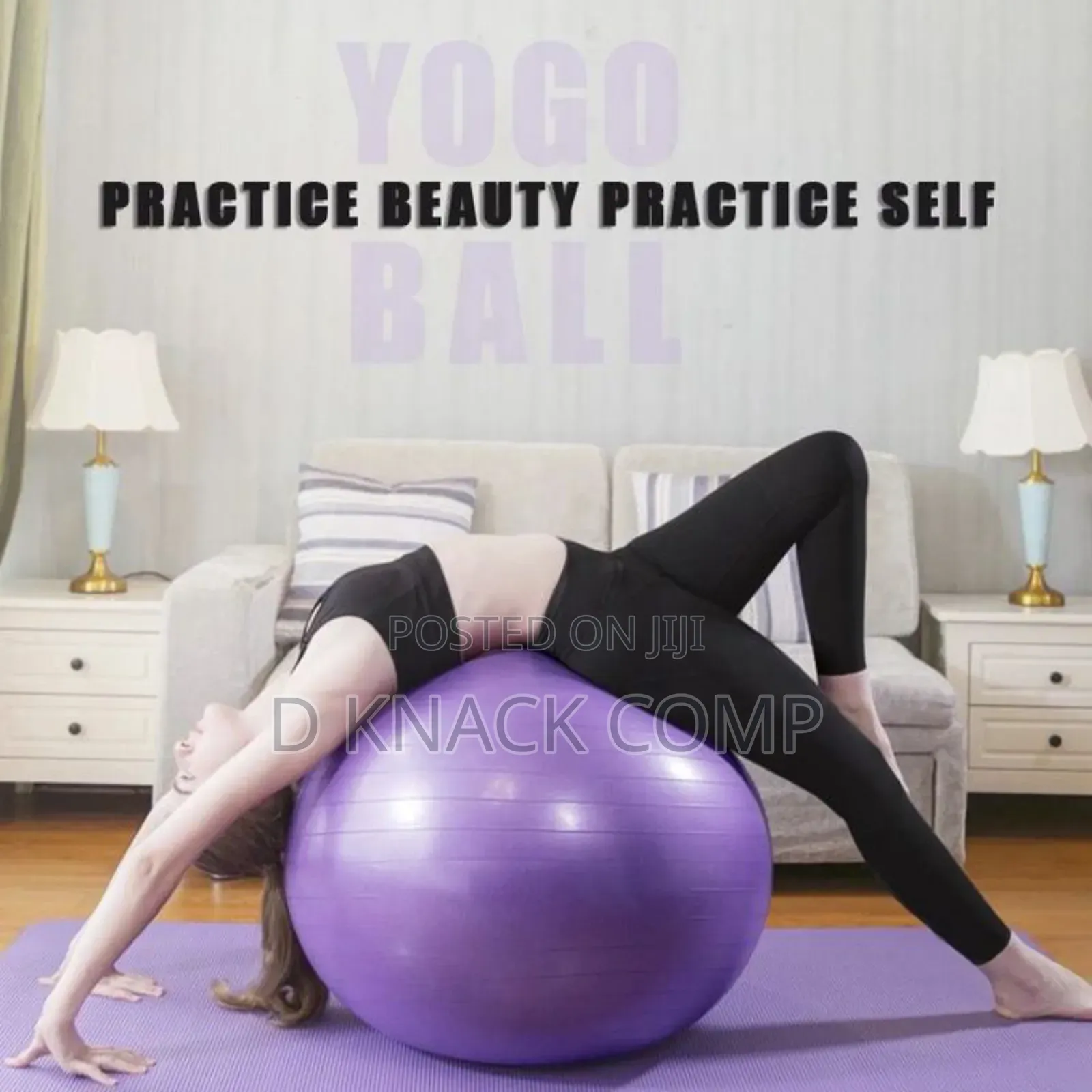 Gym Exercise Yoga Fitness Ball With Pump