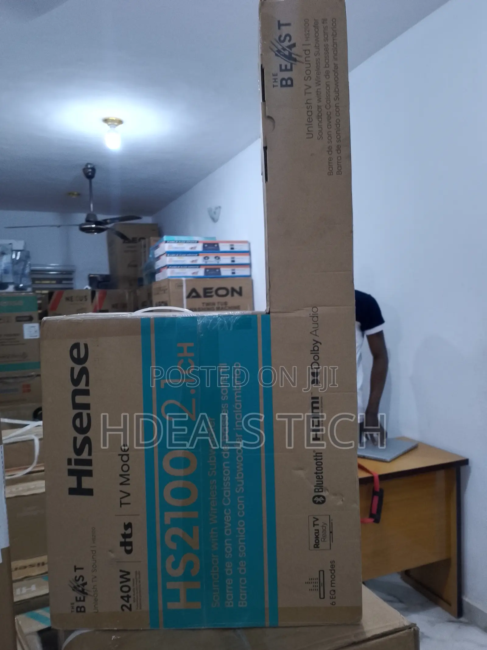 HS2100 2.1CH Soundbar With Wireless Subwoofer