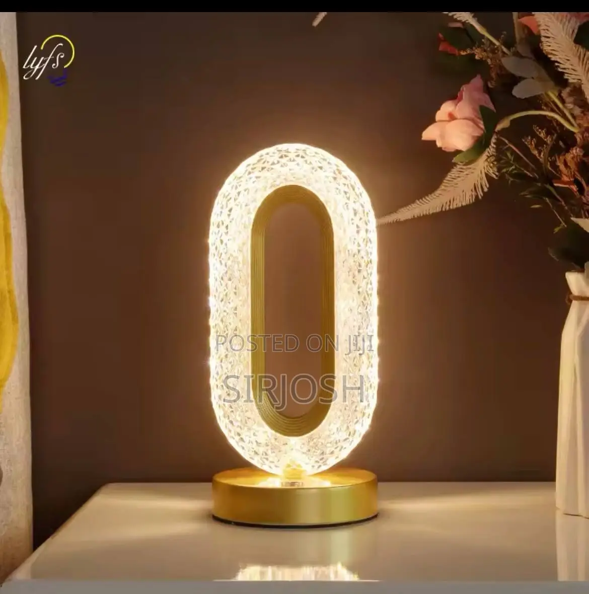 Luxury Diamond Crystal Rechargeable Light Decor