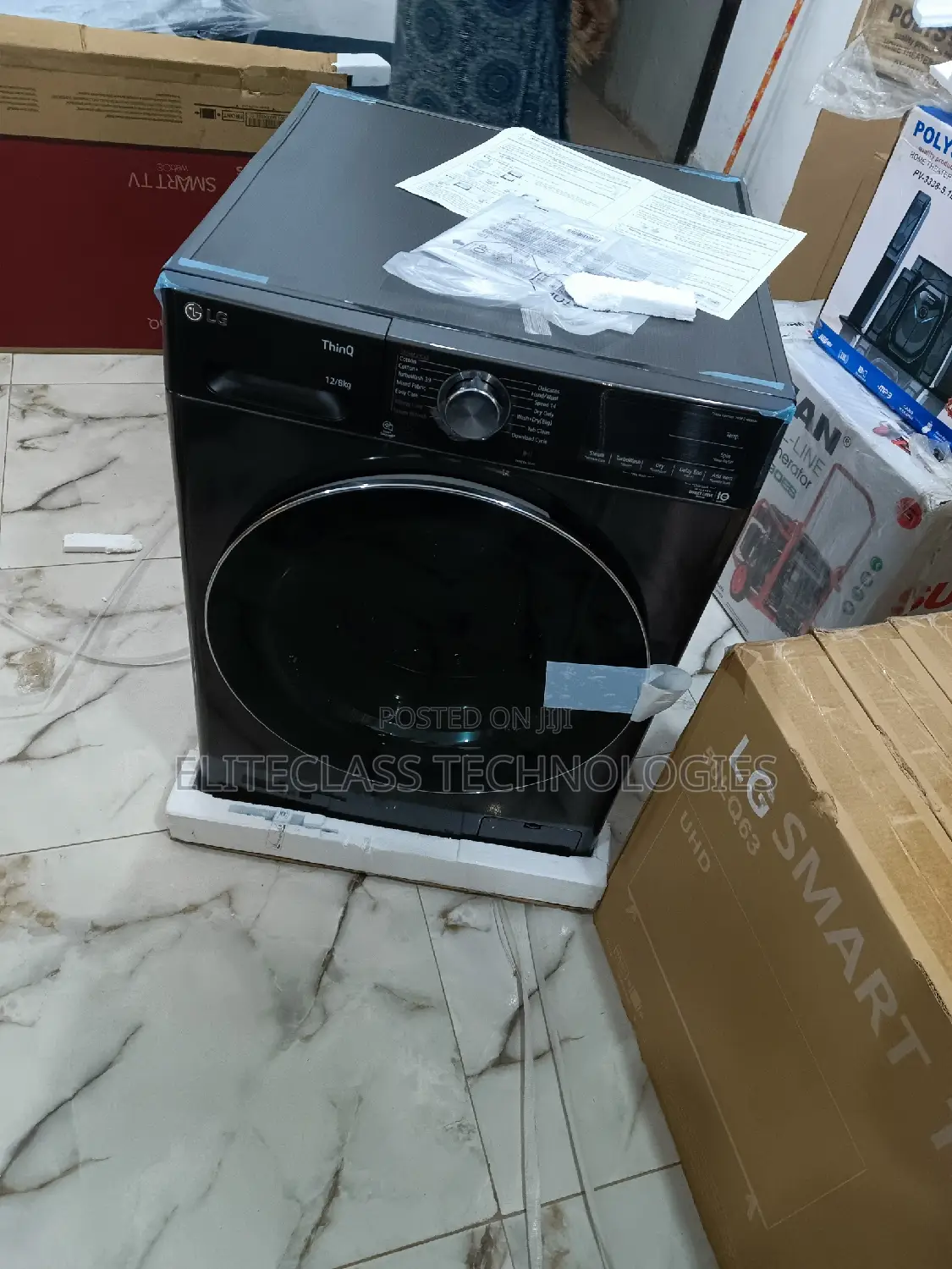 Classic LG 12kg Automatic Washing Machine WM4V9BCP2EE