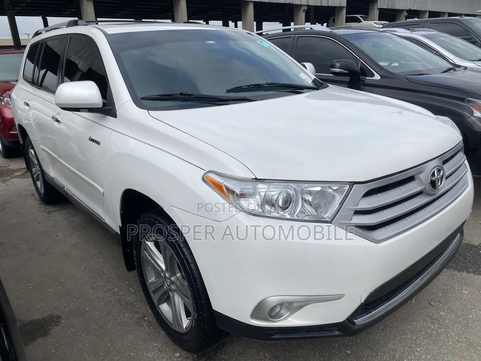 Toyota Highlander Limited 2012 White
