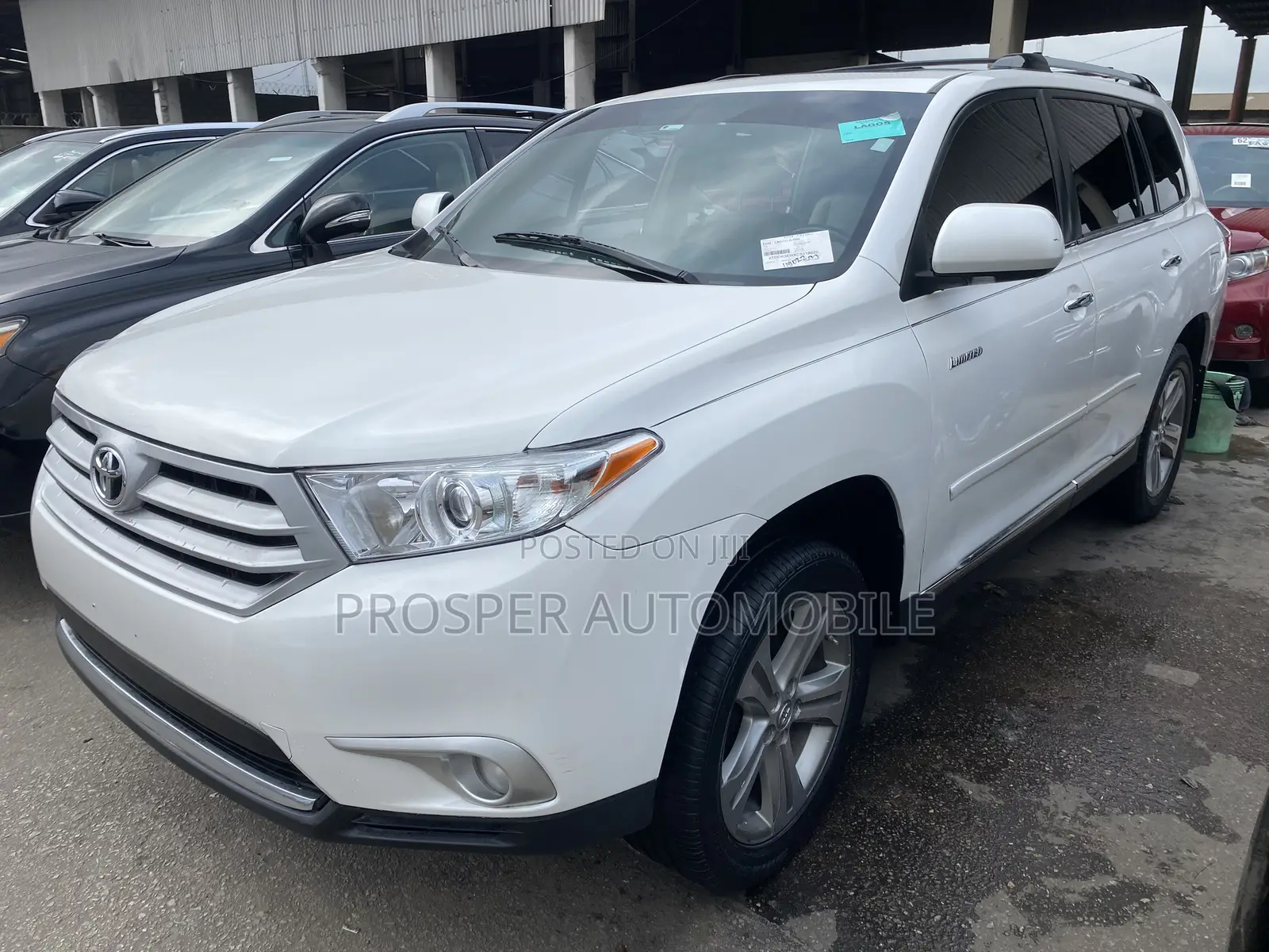 Toyota Highlander Limited 2012 White