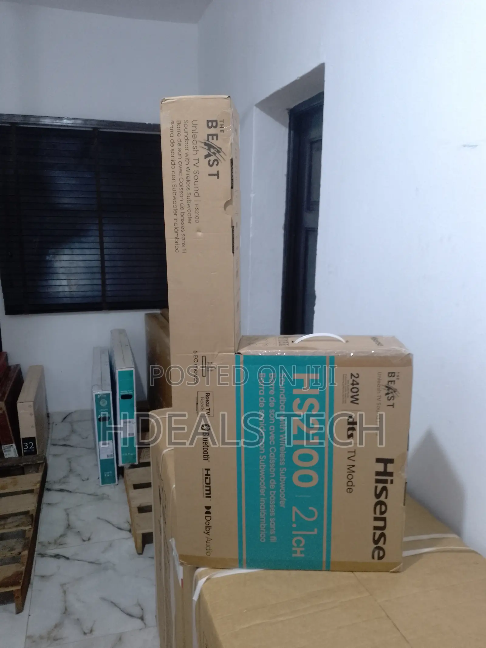 Brand New Bluetooth Sound Bar 240W > Hisense