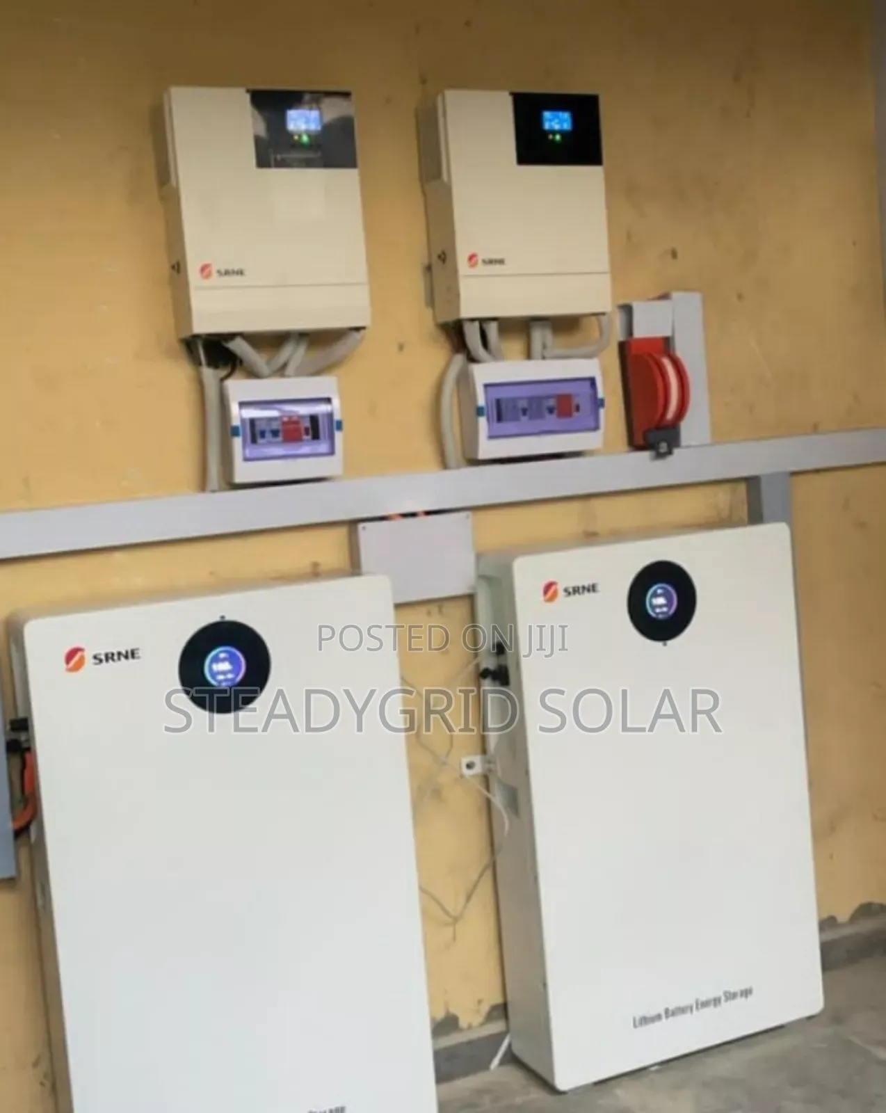 Effective 10kva Srne Solar Inverter Setup With 20kwh Lithium