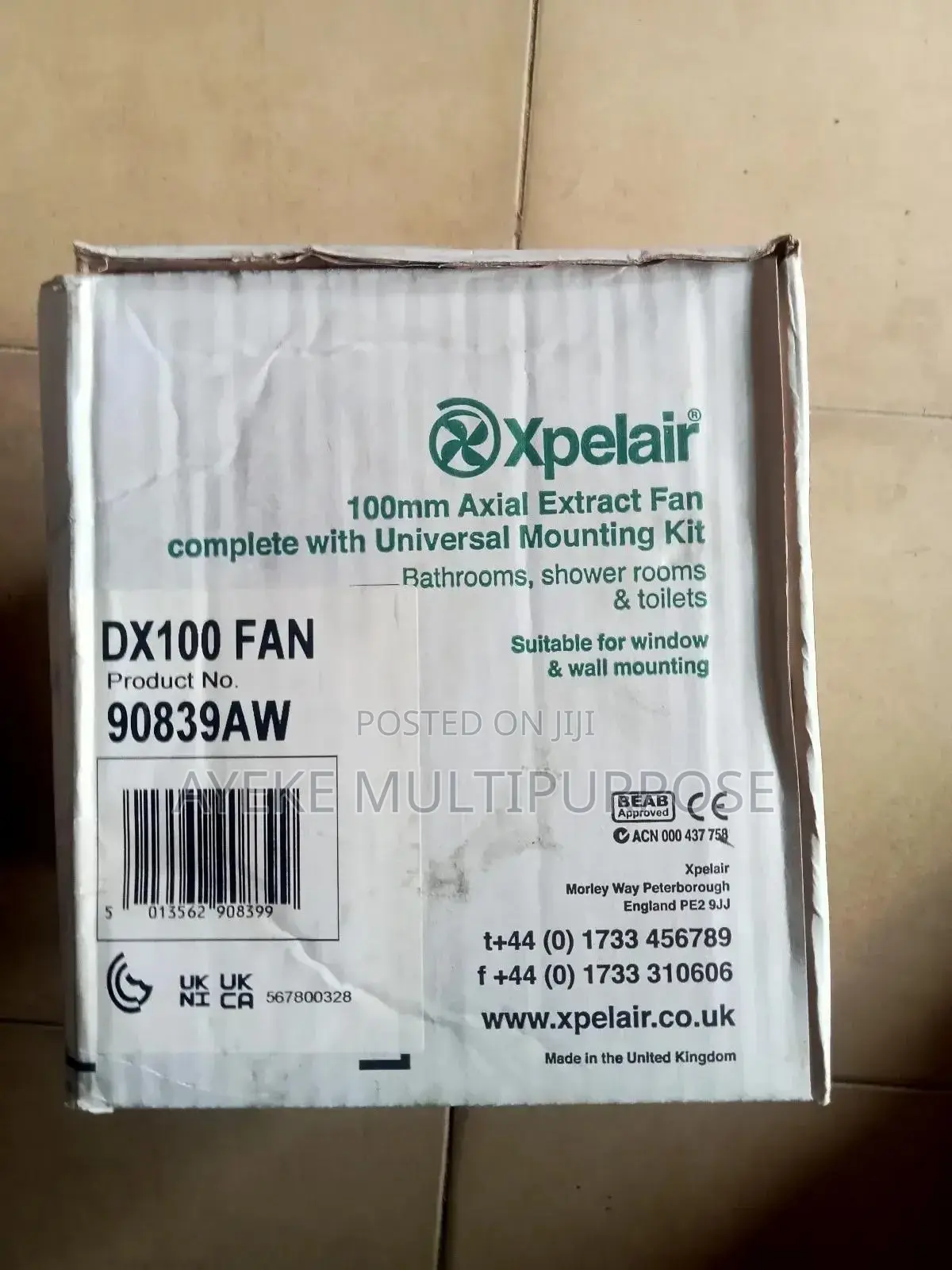 4" 4 Inches Xpelair Extractor Fan