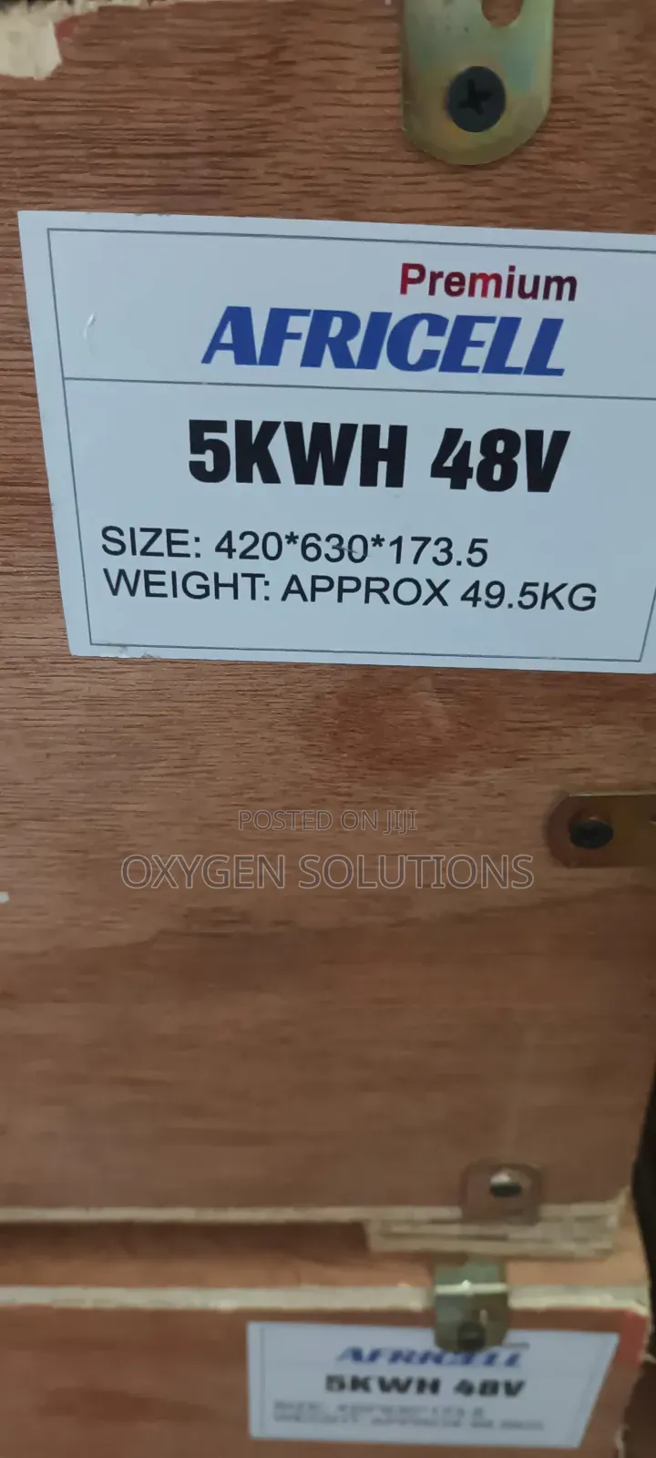 5kwh 48v Africell Lithium Battery