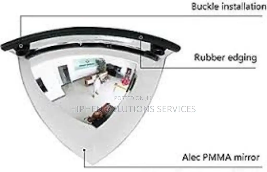 90 Degree Convex Dome Safety Mirror