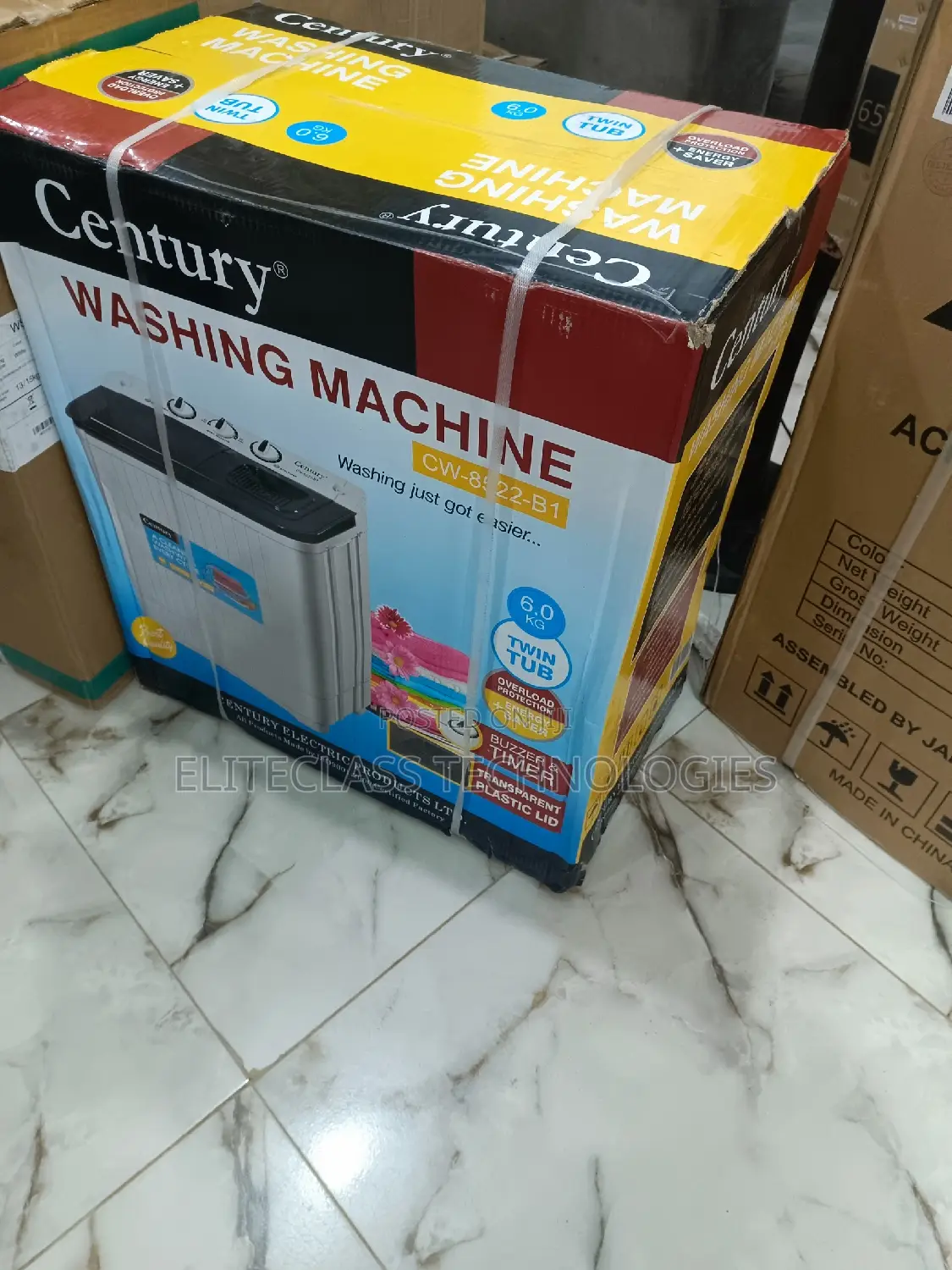 Efficient Century 6kg Washing Machine CW8522-B1