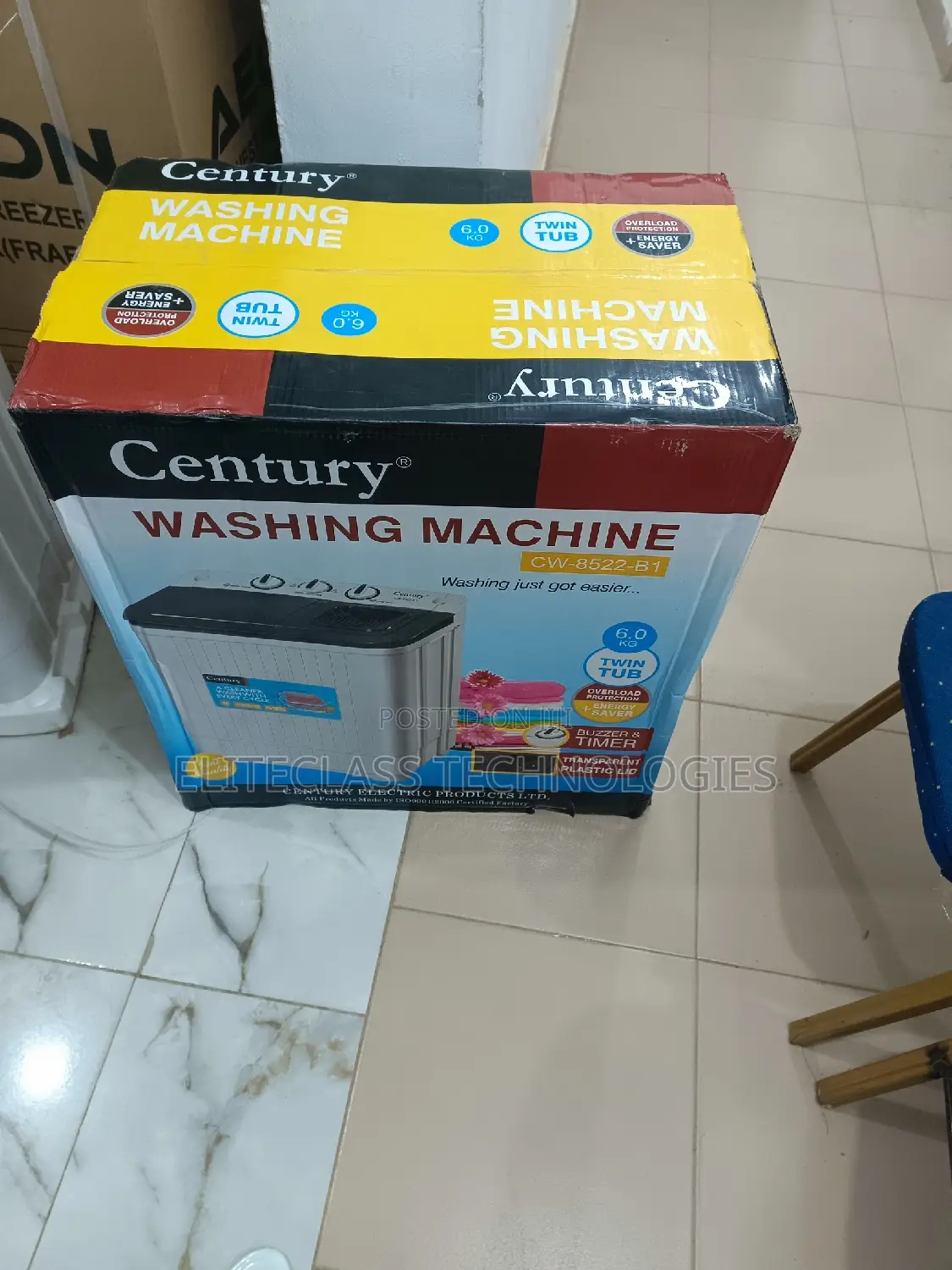 User Friendly Century 6kg Washing Machine CW8522-B1