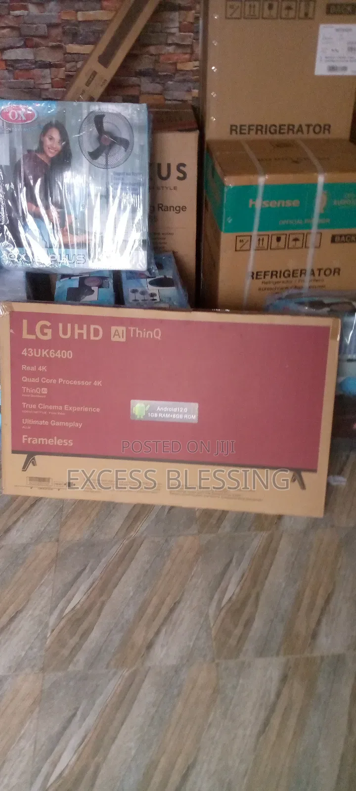 Quality Frameless LG Smart Television+Netflix-43uk6400