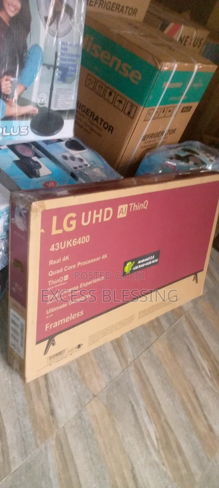 Original Frameless 43 Inches LG Smart Tv-43uk6400