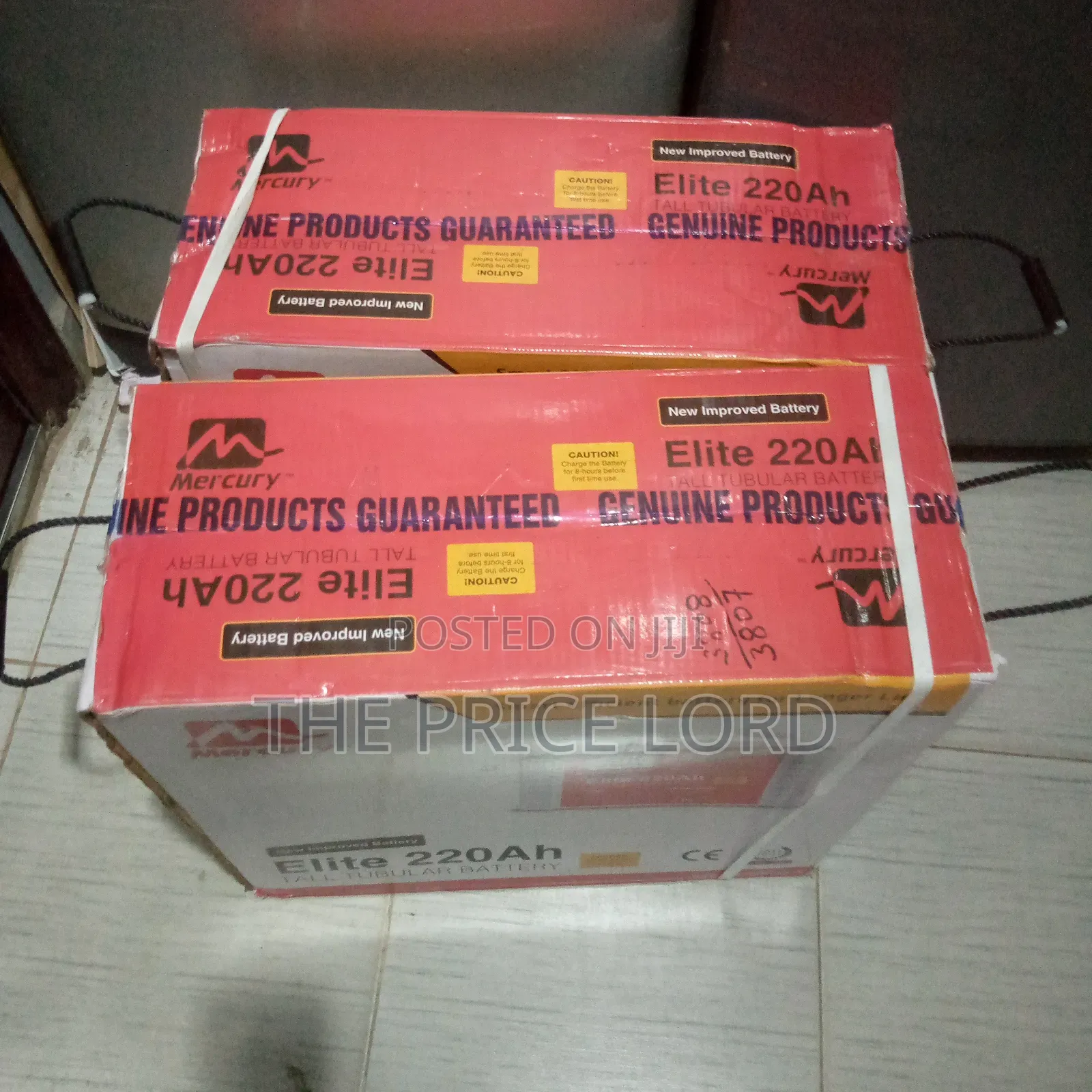 Mecury 220ahms Tubular Inverter Battery