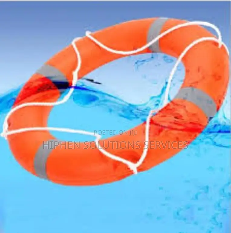 Standard Boat Life Preserver Ring Buoy With Reflective Strip