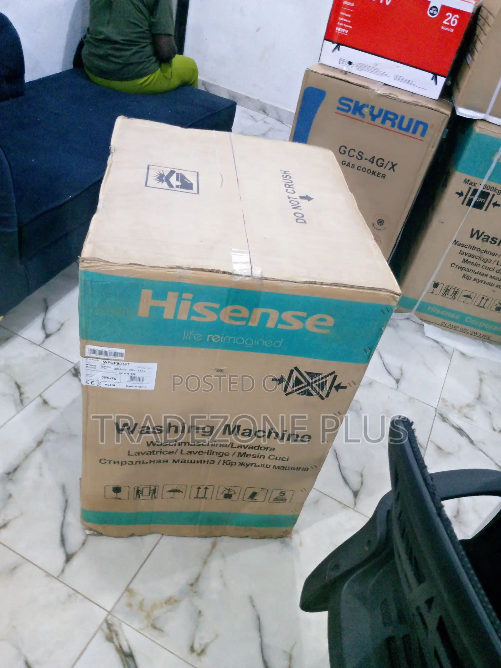 Brand New Hisense 8kg Automatic Washing Machine