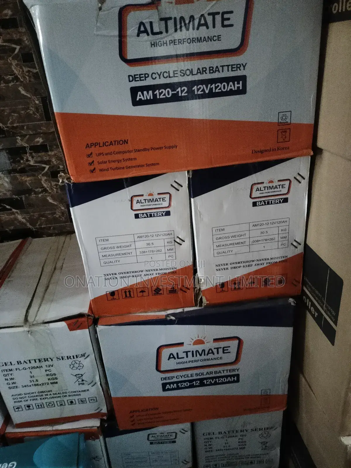 120ah 12v Altimate Deep Cycles Batteries