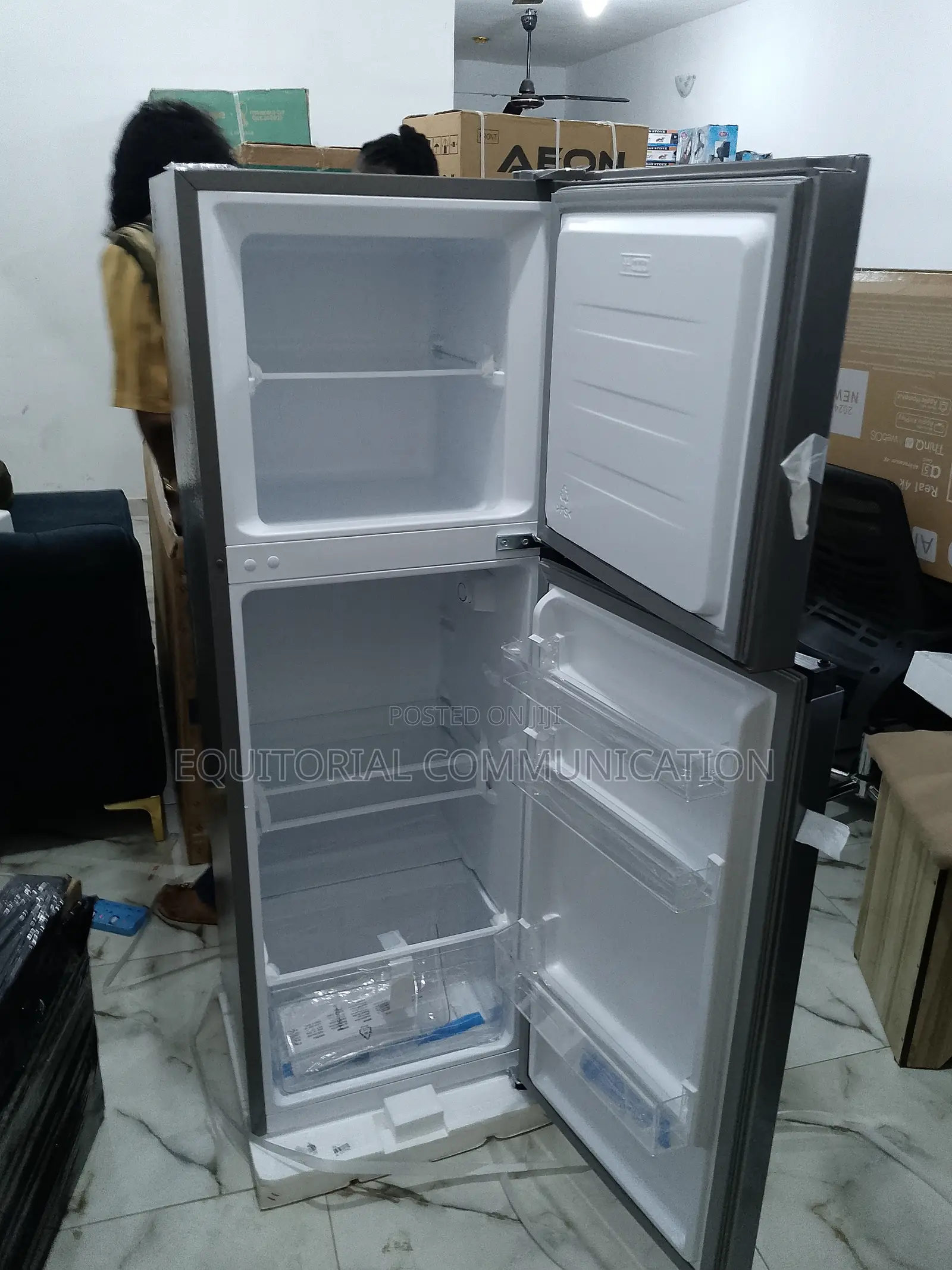 (Fast Cooling Hisense Double Door Ref)