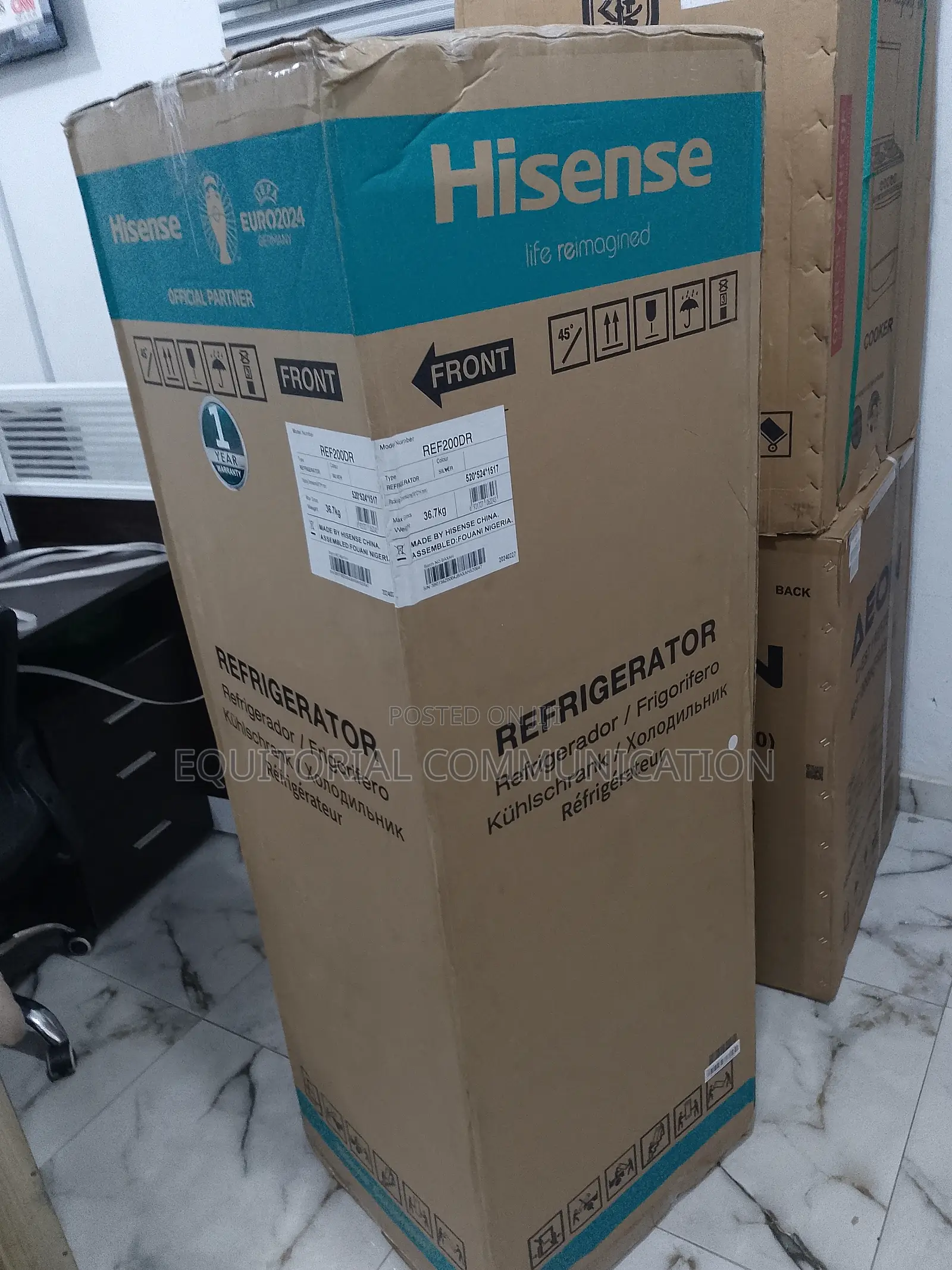 New Look Hisense 145L Double Door Refrigerator 