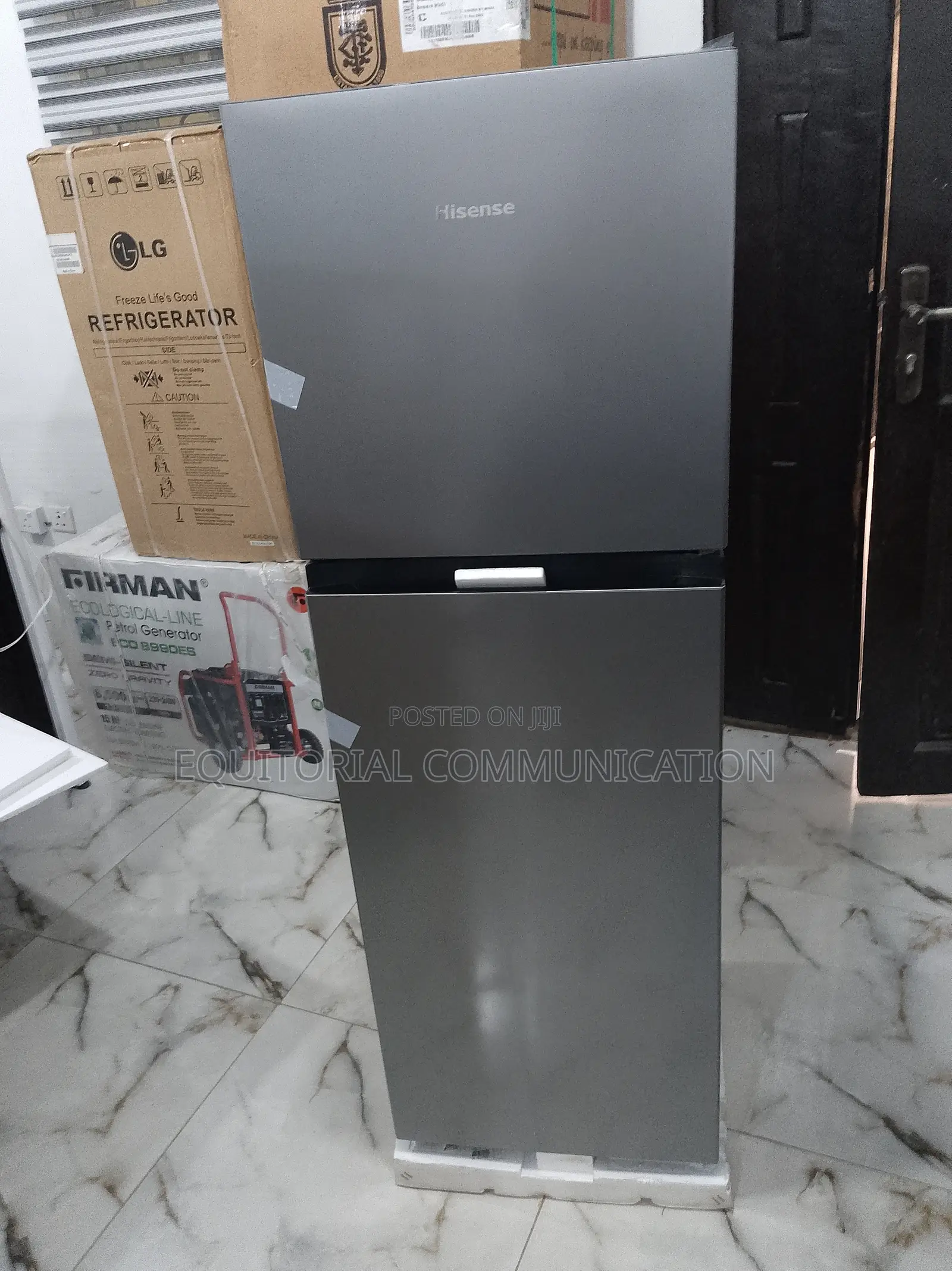 (Brand New 145litres Hisense Double Door Refrigerator 