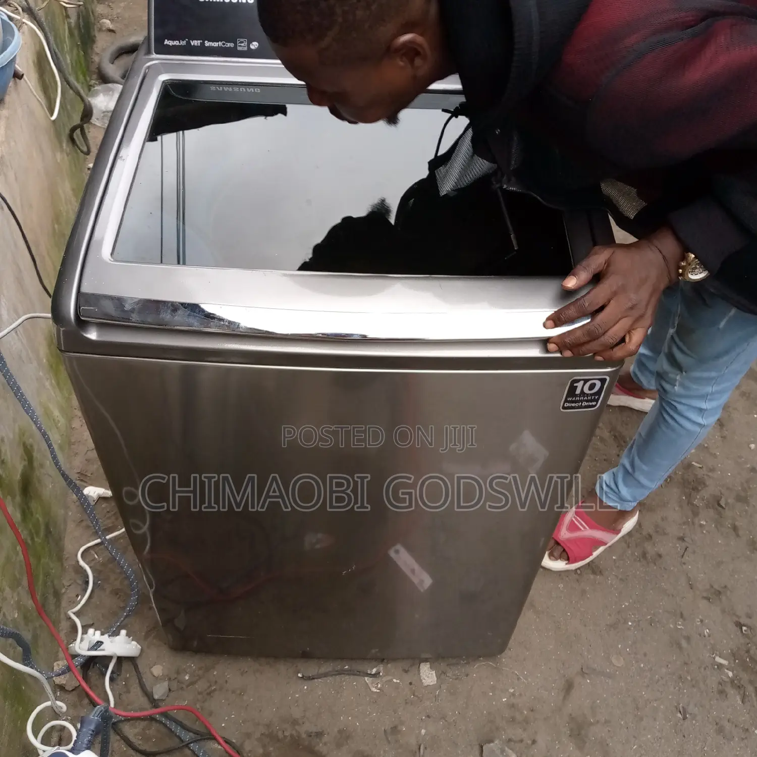 Industrial Washing Machine and Spin