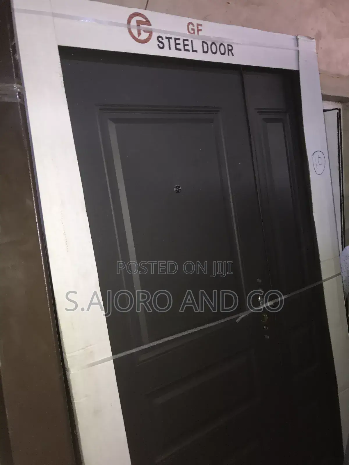 3ft(900mm) by 7ft(2100mm) Gf Gray Steel Door
