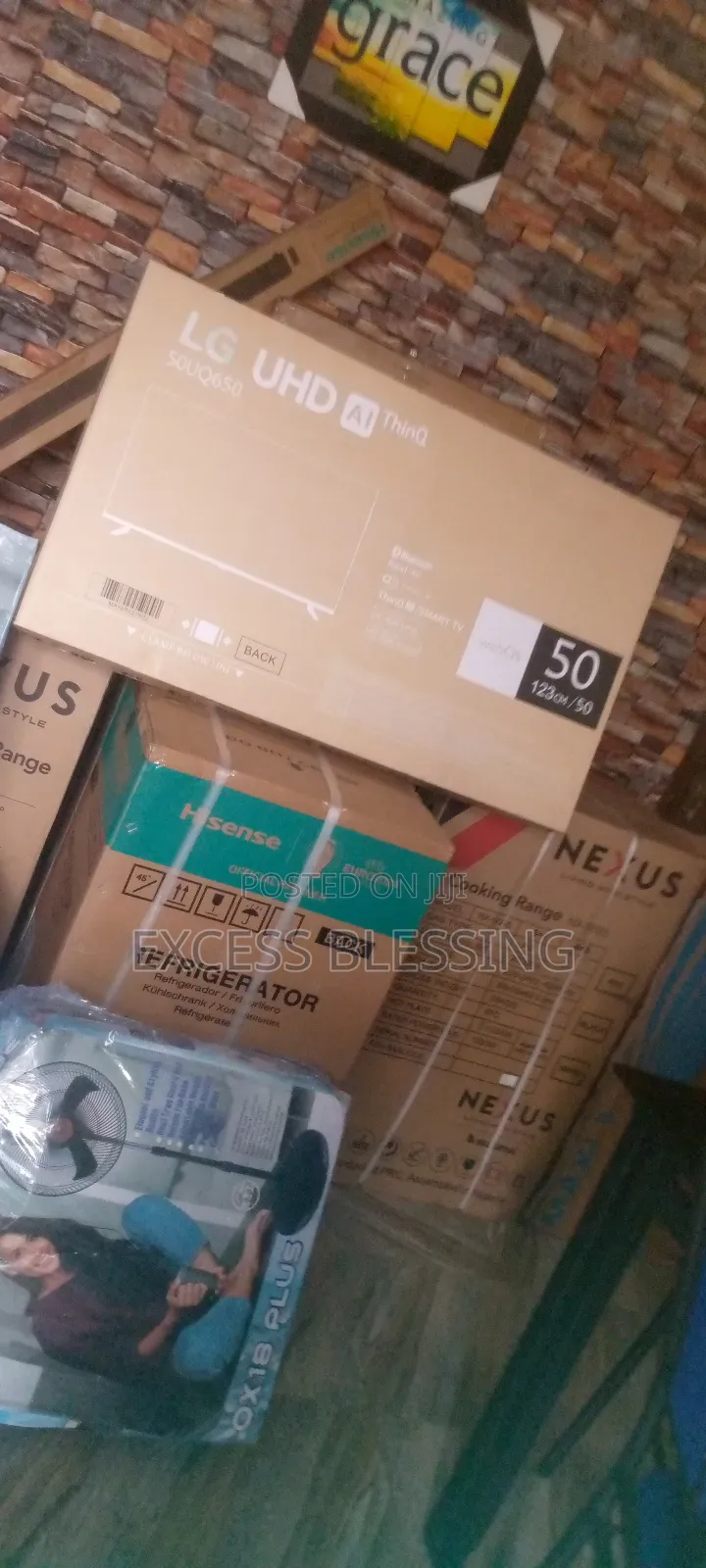 New Smart 50" Lg Television + Bluetooth And Wi_fi _50q650