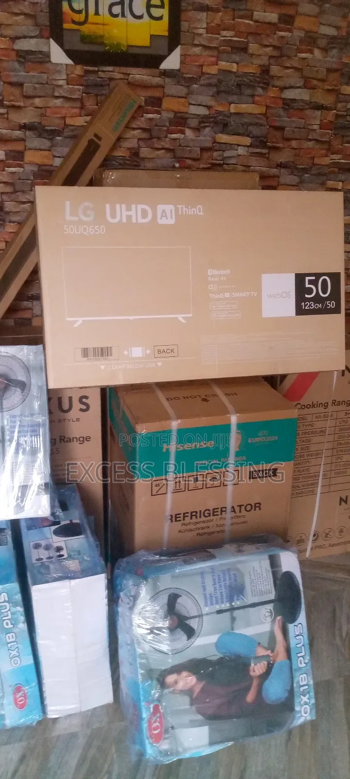 New Smart 50" Lg Television + Bluetooth And Wi_fi _50q650