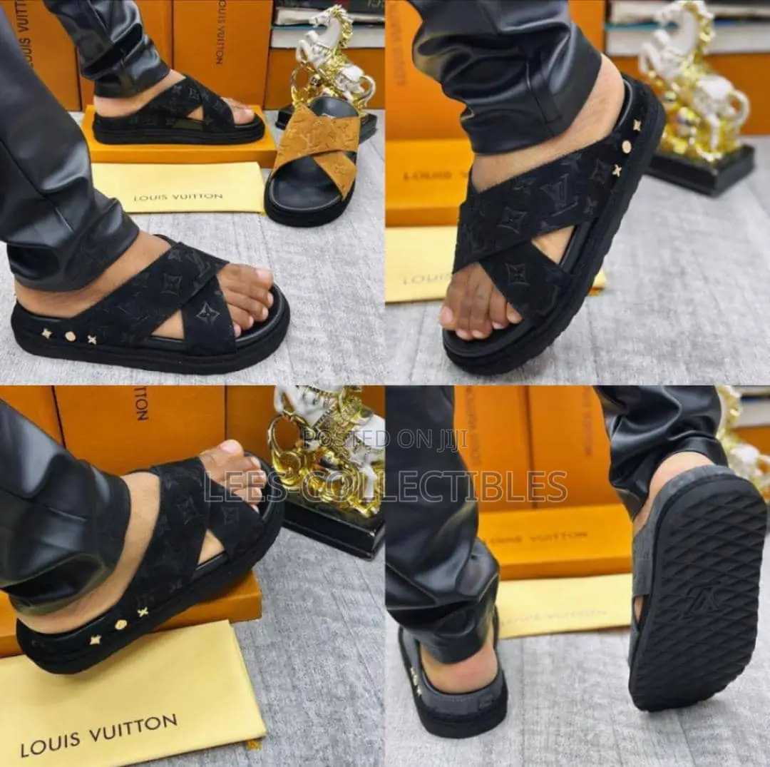 Quality Louis Vuitton Cross Slippers