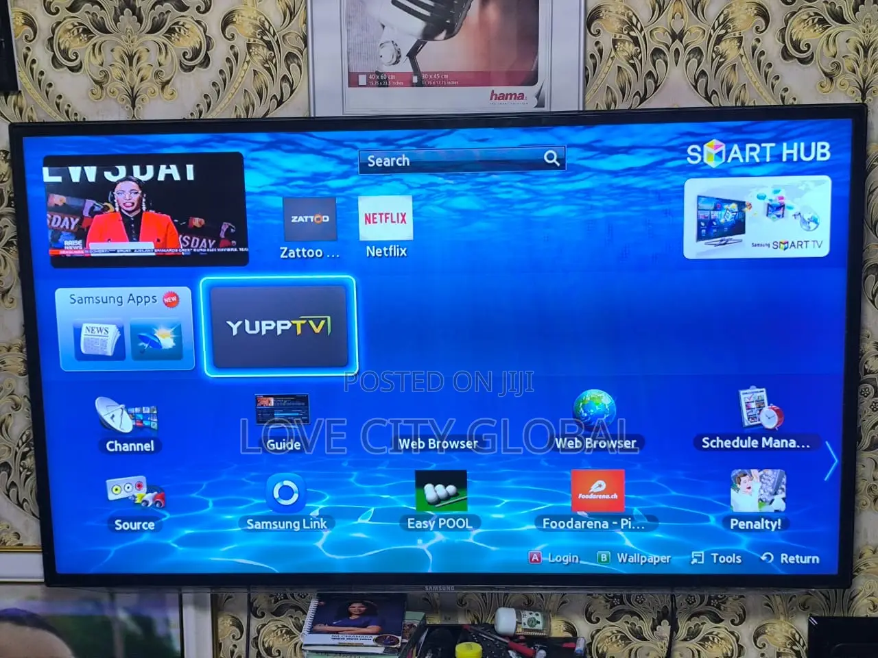 55” Samsung Smarttv Fullhd Freeview 3D LED Direct Foreignuse