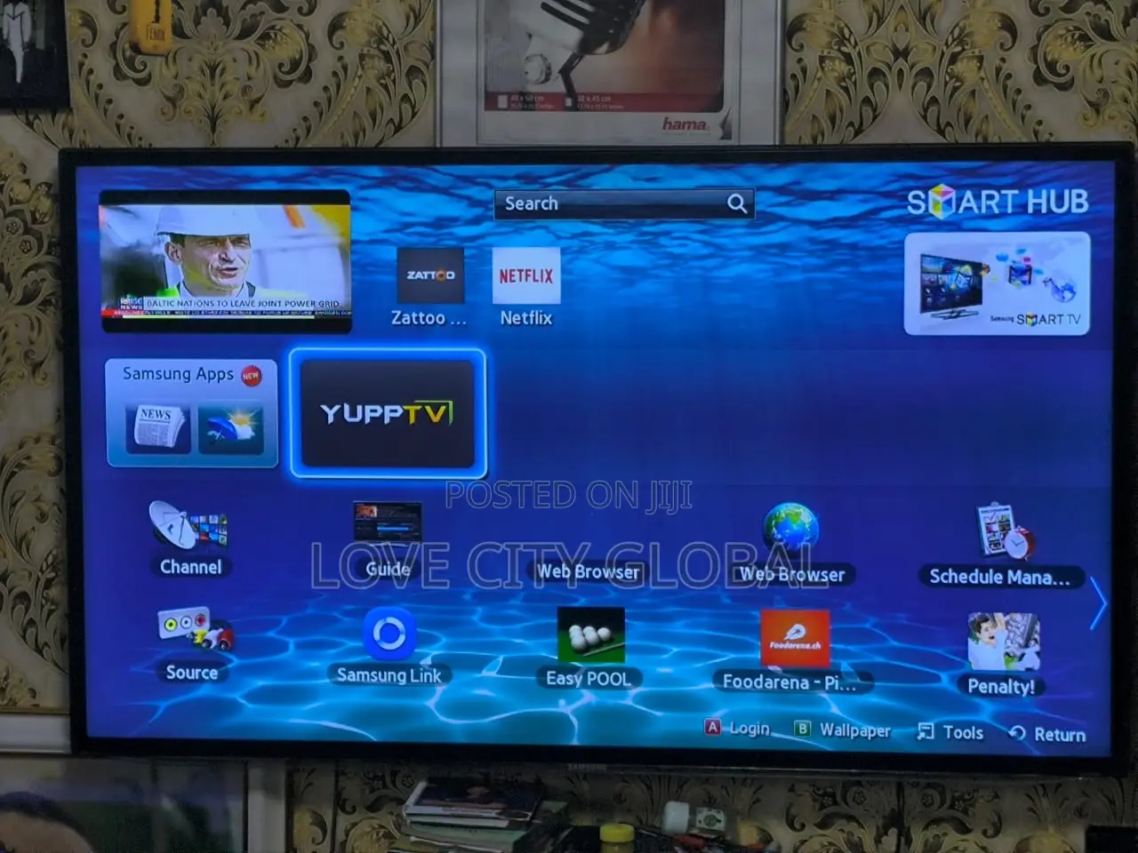 55” Samsung Smarttv Fullhd Freeview 3D LED Direct Foreignuse