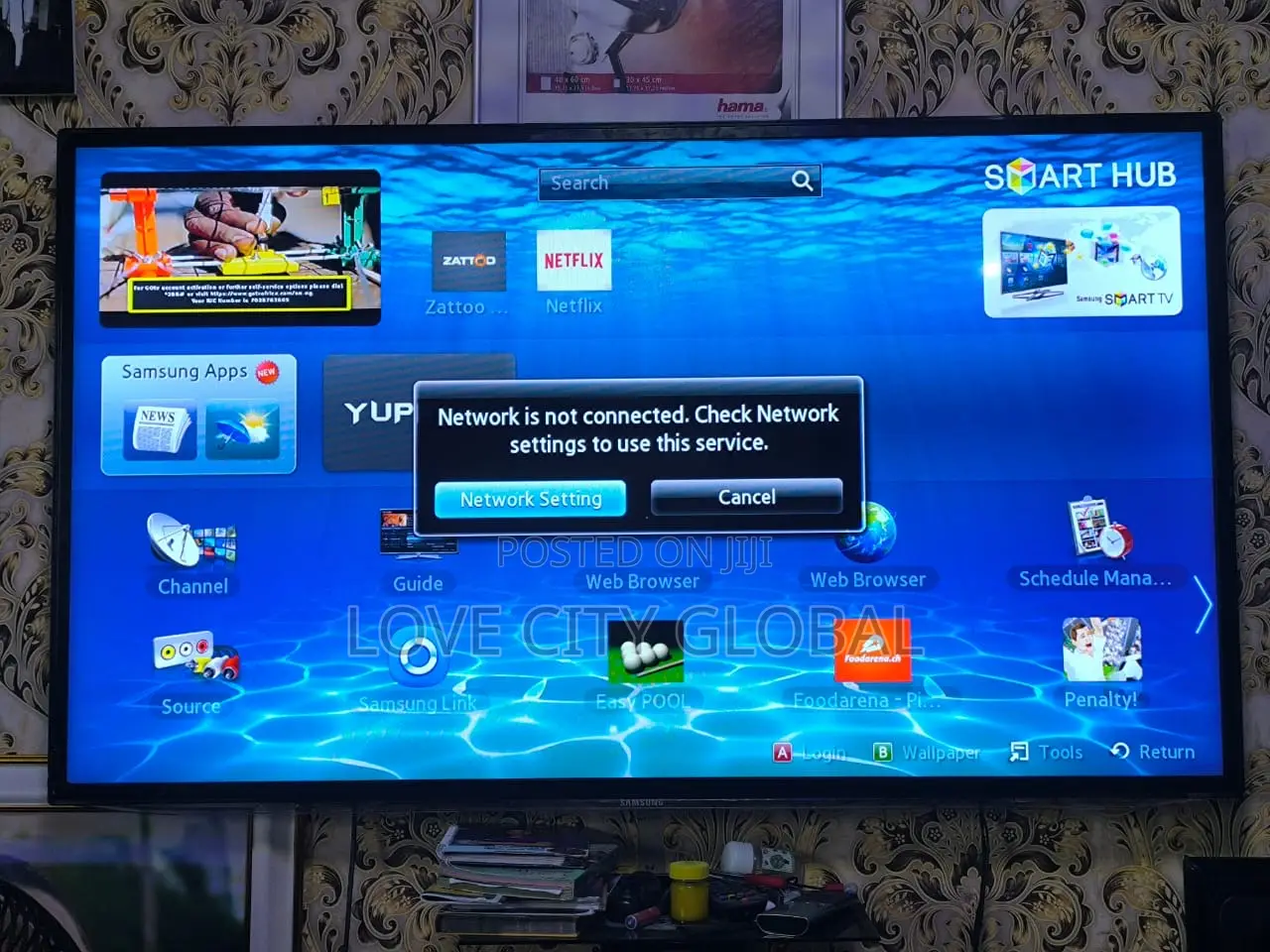 55” Samsung Smarttv Fullhd Freeview 3D LED Direct Foreignuse