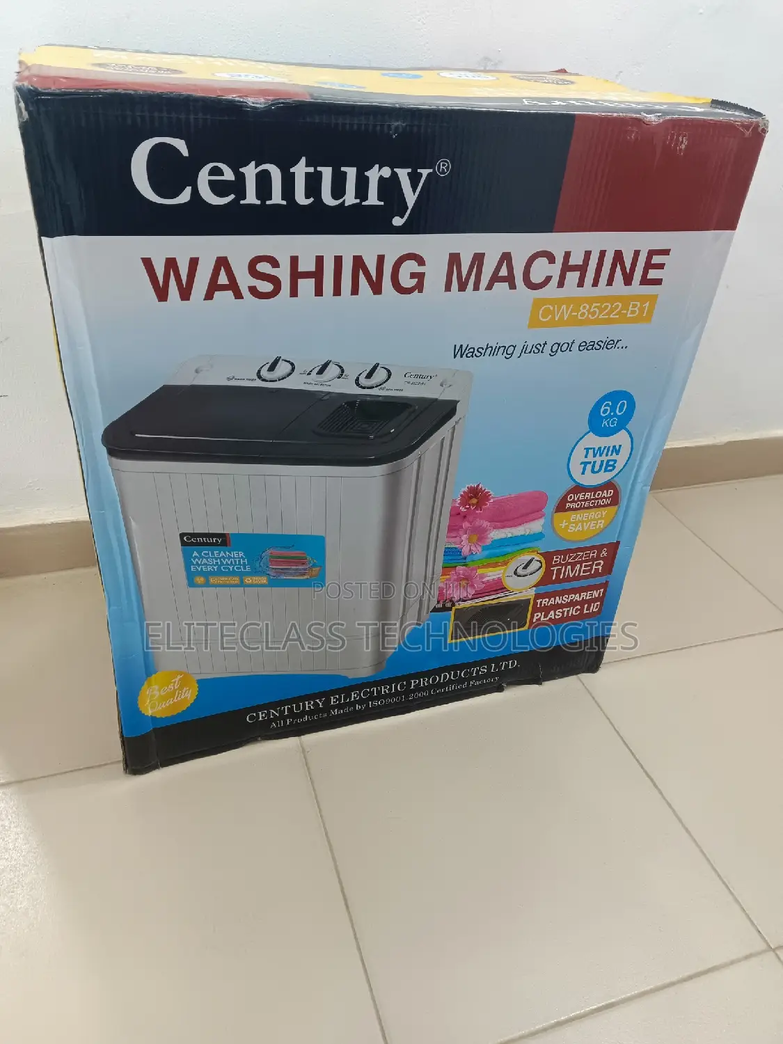 Powerful Century 6kg Washing Machine CW8522-B1