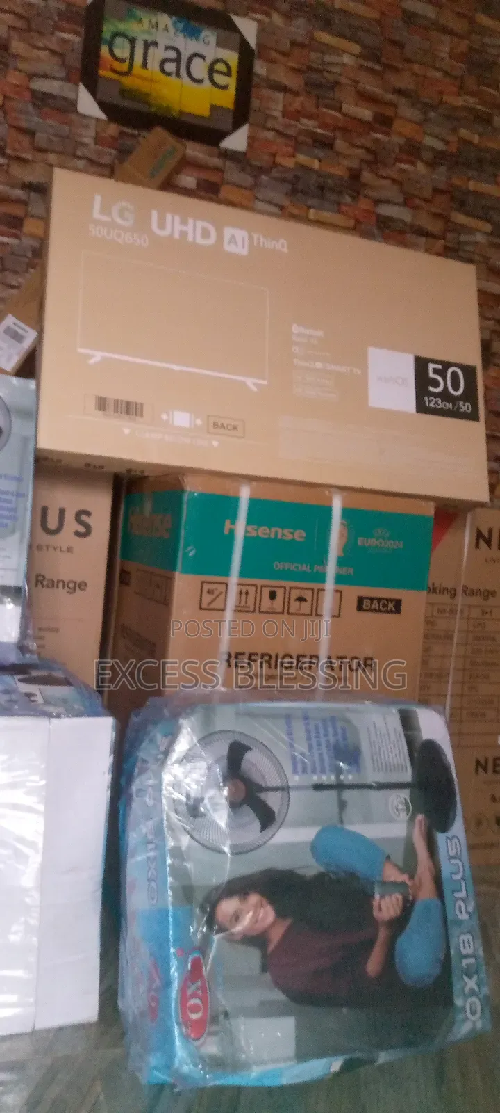 New In Lg Smart 50" Tv+ Bluetooth And Netflix _50q650