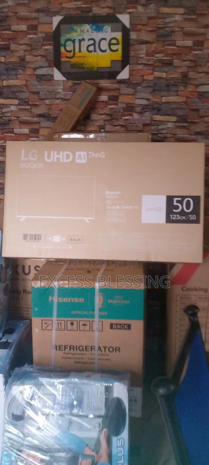 Brand New 50" Smart Lg Tv+Youtube And Netflix _50q650
