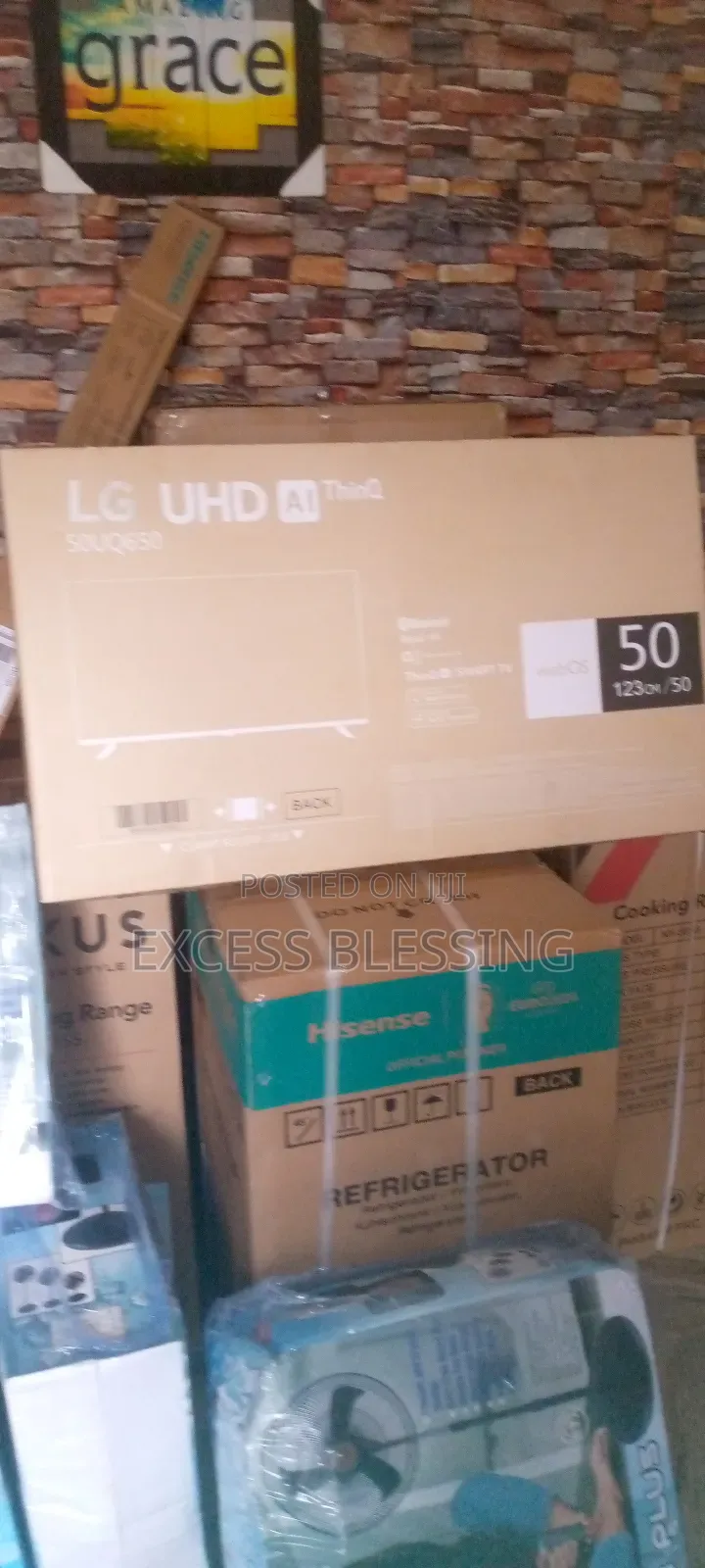 Brand New Lg Smart 50 Inches Tv+Netflix _50q650