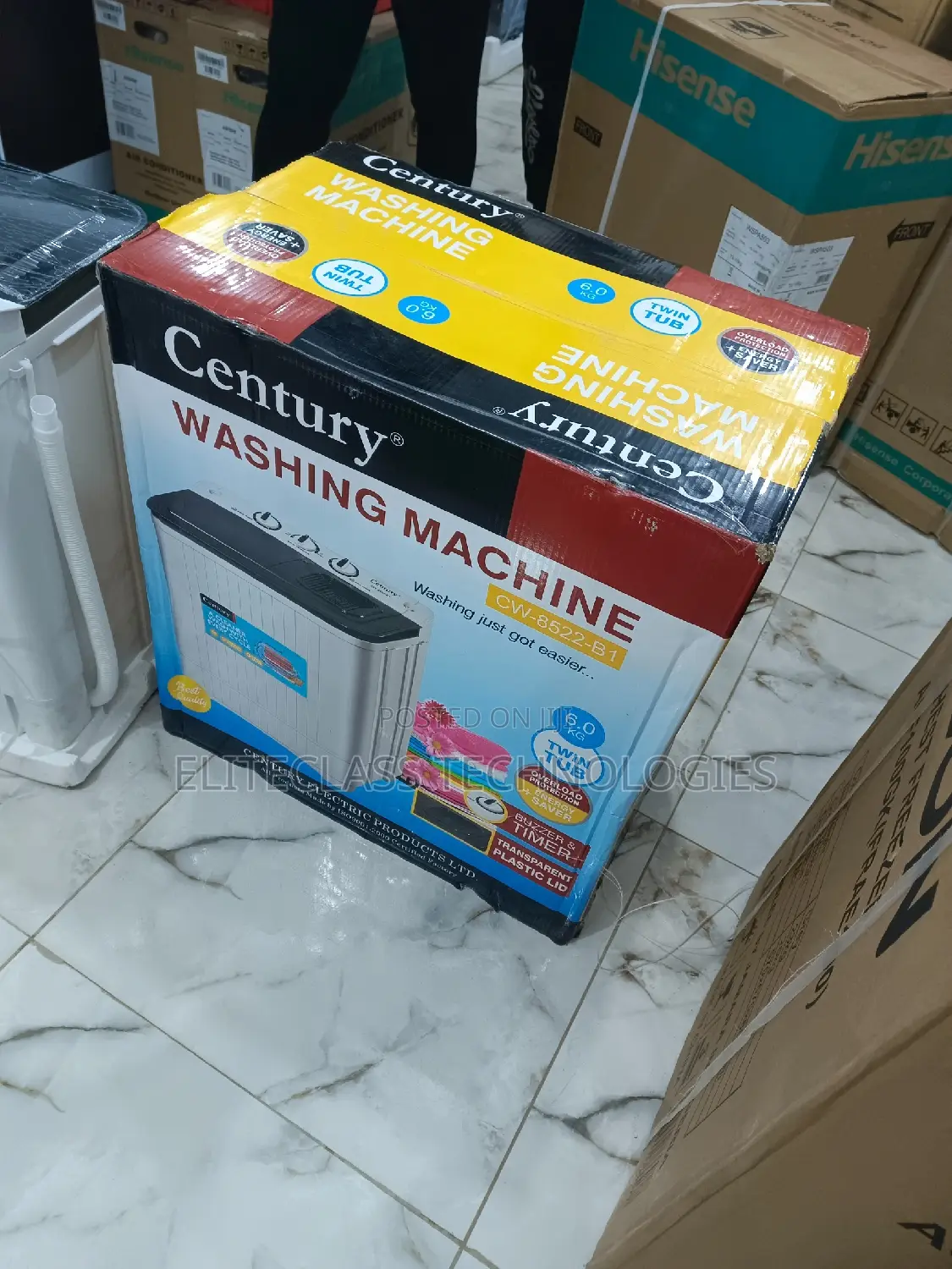 Very Affordable Century 6kg Washing Machine CW8522-B1