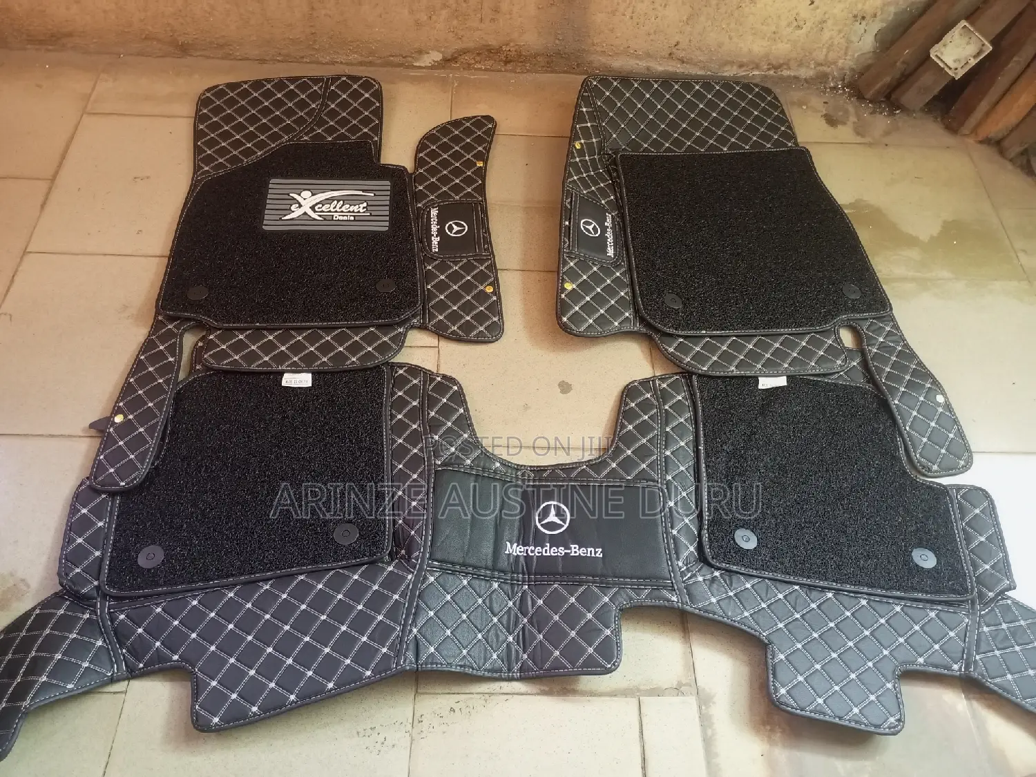 7D G.Wagon Car Floor Mats Luxury Leather