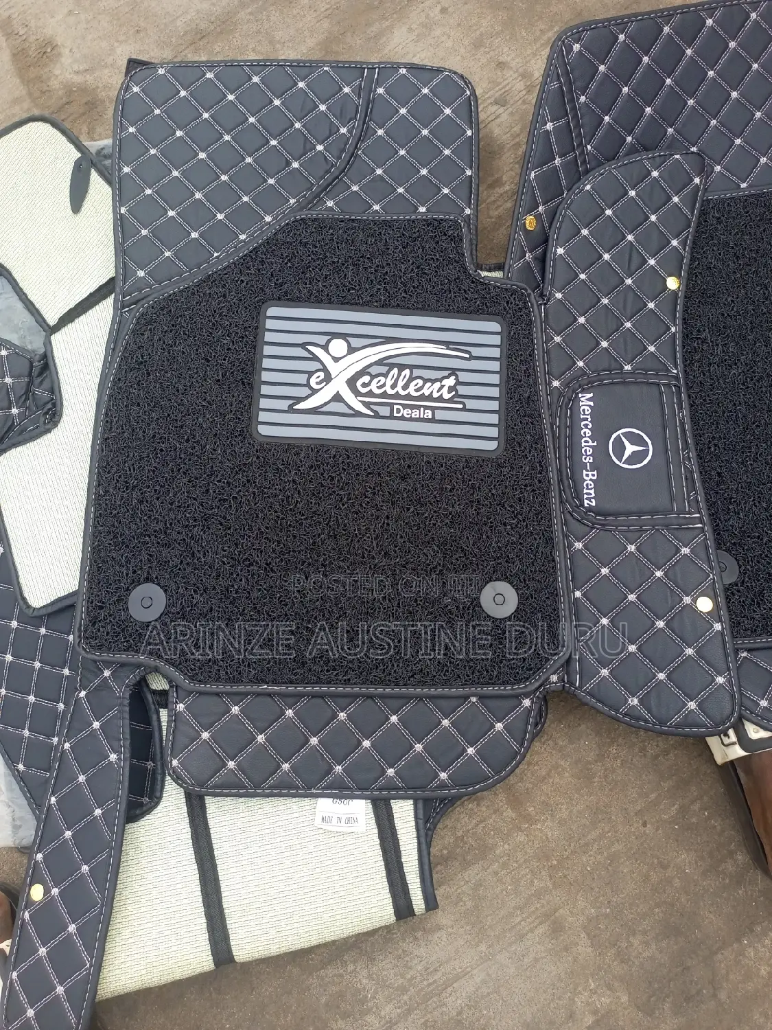 7D G.Wagon Car Floor Mats Luxury Leather