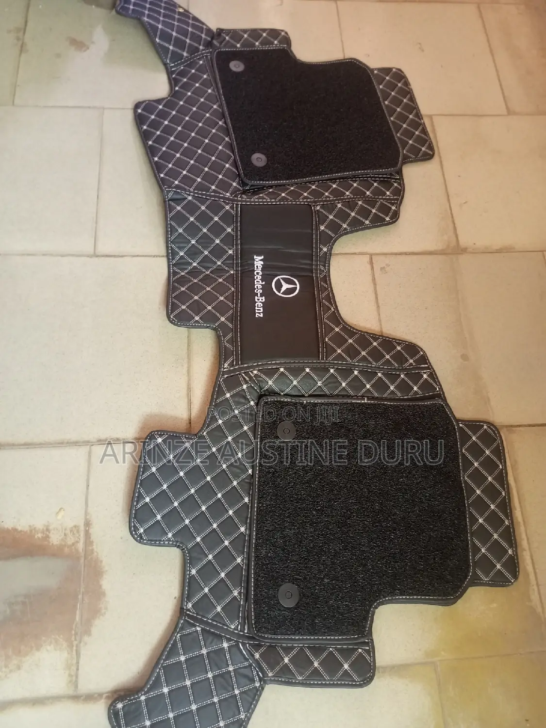 7D G.Wagon Car Floor Mats Luxury Leather
