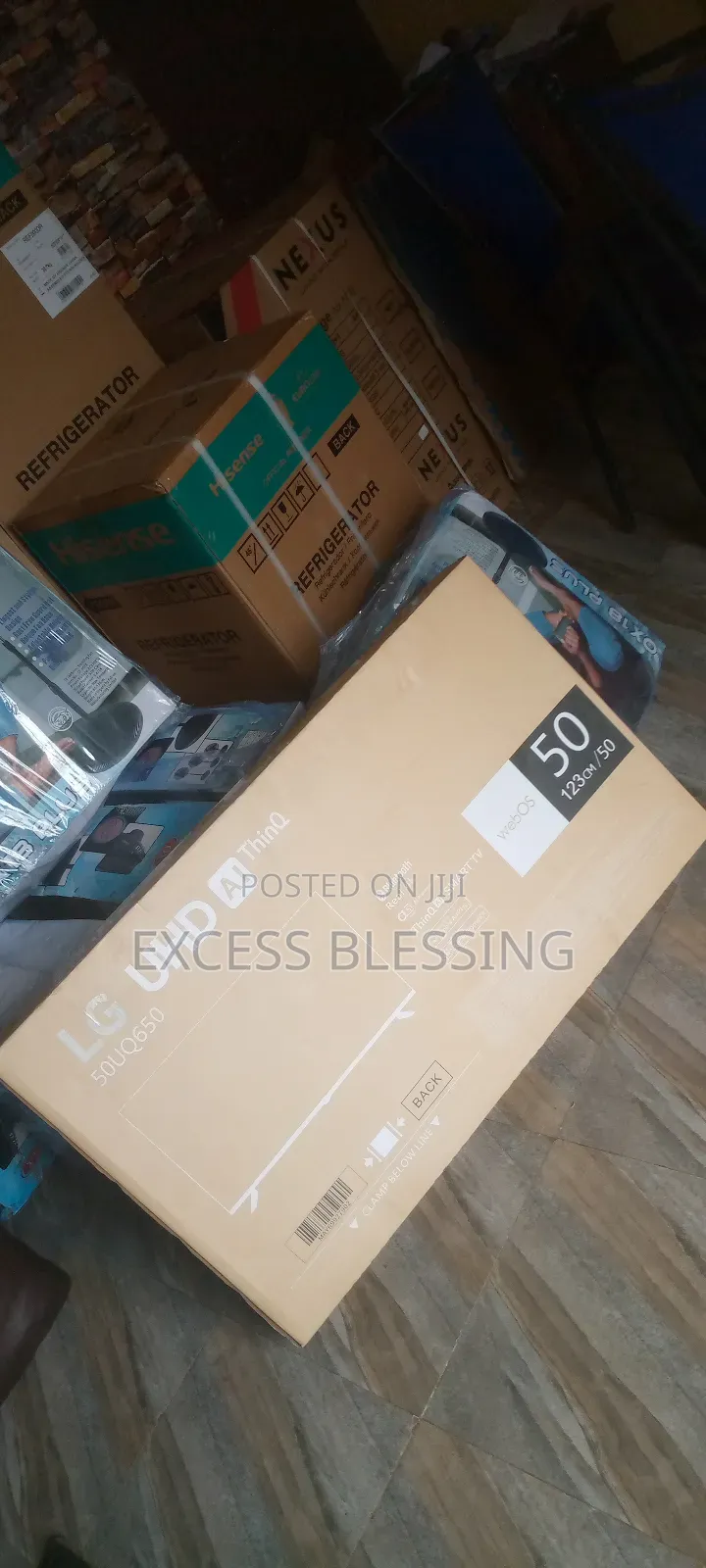 Original New 50" Smart Lg Tv+Netflix _50uq650