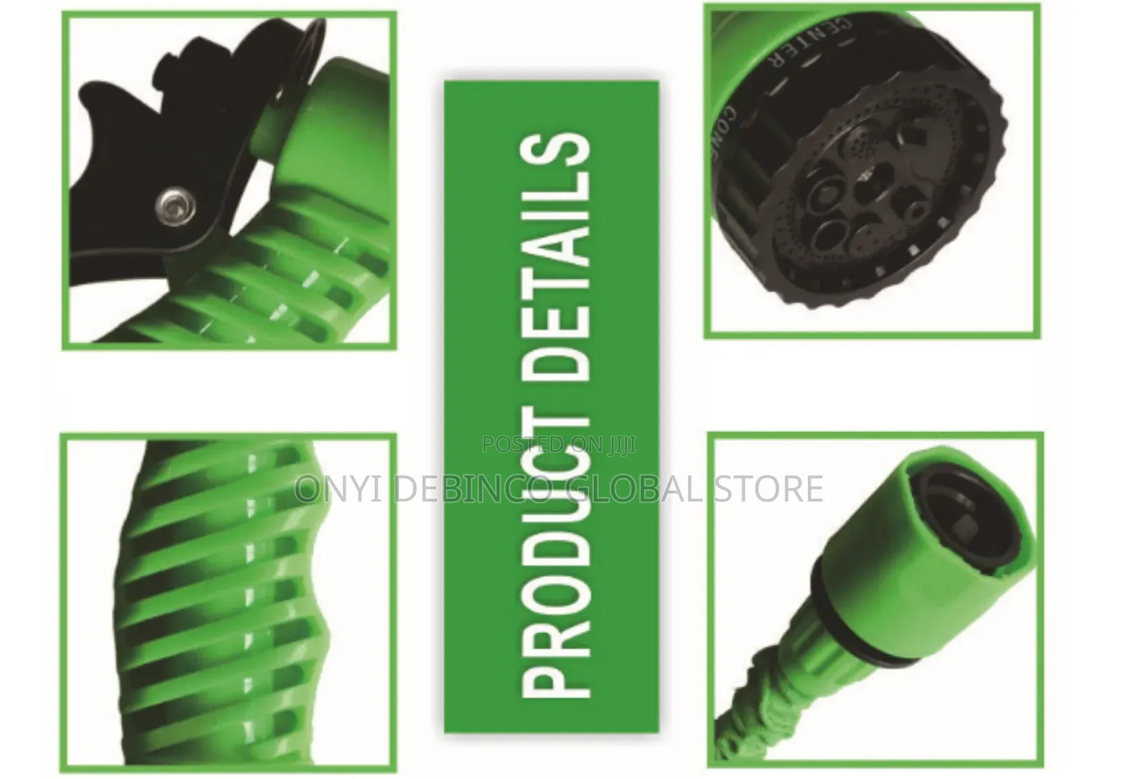 50FT Expanding Garden Water Magic Hose With Spray Nozzle