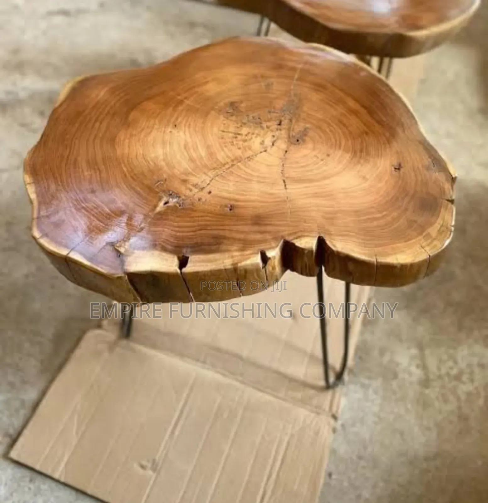 Natural Wooden Center Table