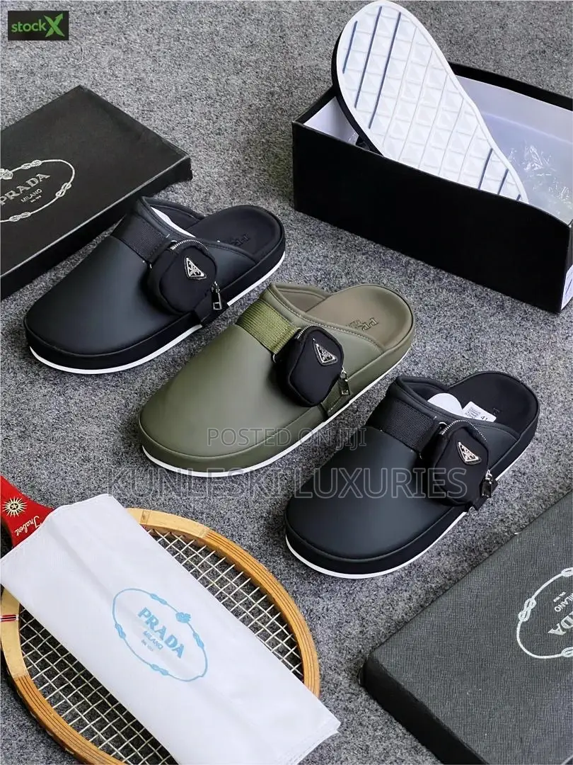 Original Prada Men Half Shoes Collections