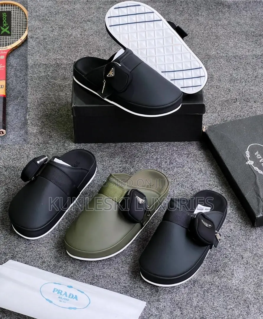 Original Prada Men Half Shoes Collections