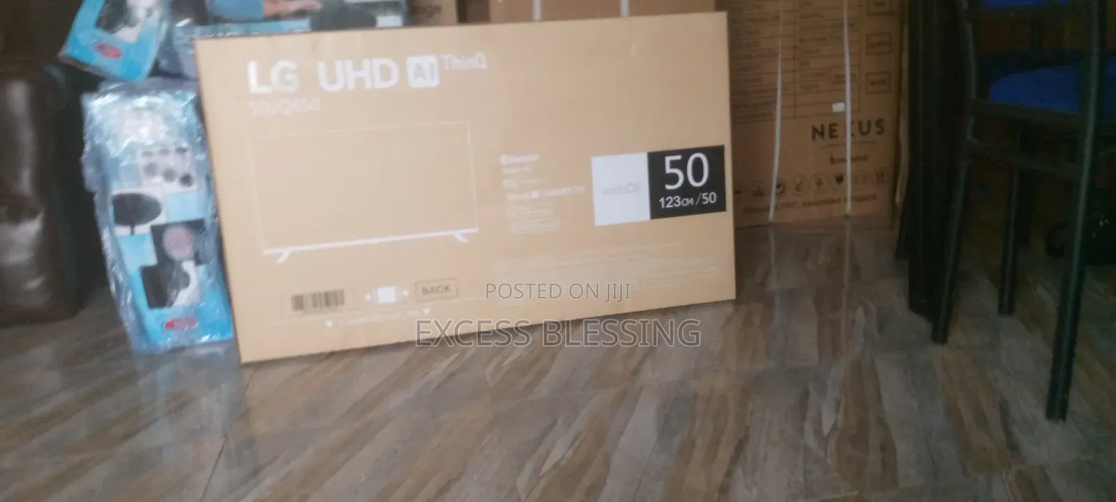 Lg Smart 50 Inches Frameless Tv+Netflix And Wi-fi _50qu50650