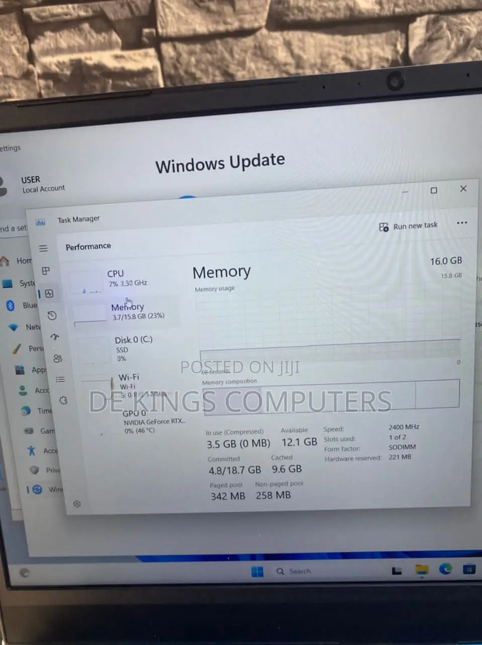 Laptop Sager NP9877 16GB Intel Core I7 SSD 512GB