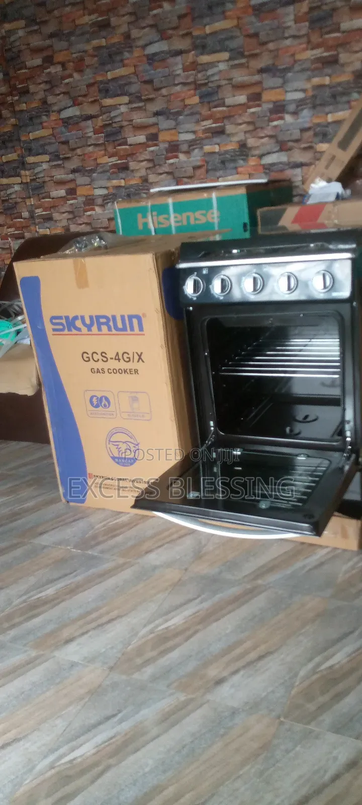 Skyrun 50/50 Auto-ignition All 4 Burners Gas Cooker-gcs-4gix