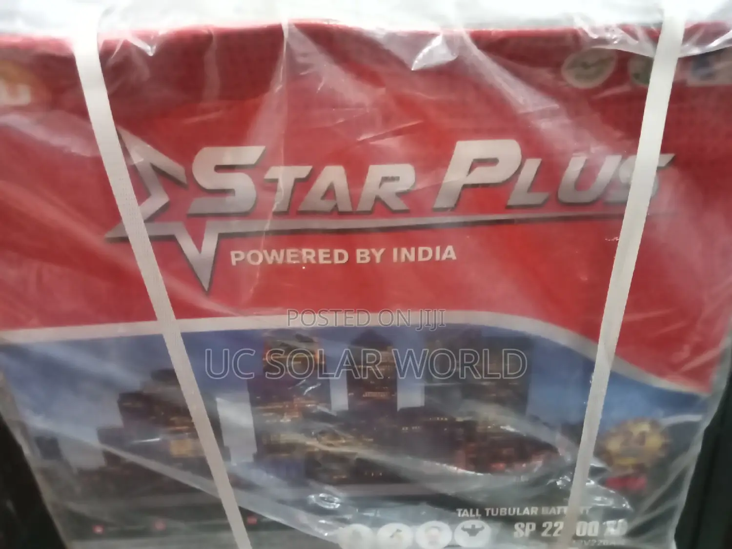 Star Plus Tall Tubular Battery 220ah