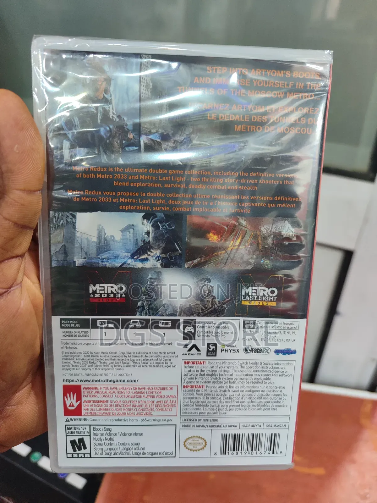 Nintendo Switch Metro Redux Game