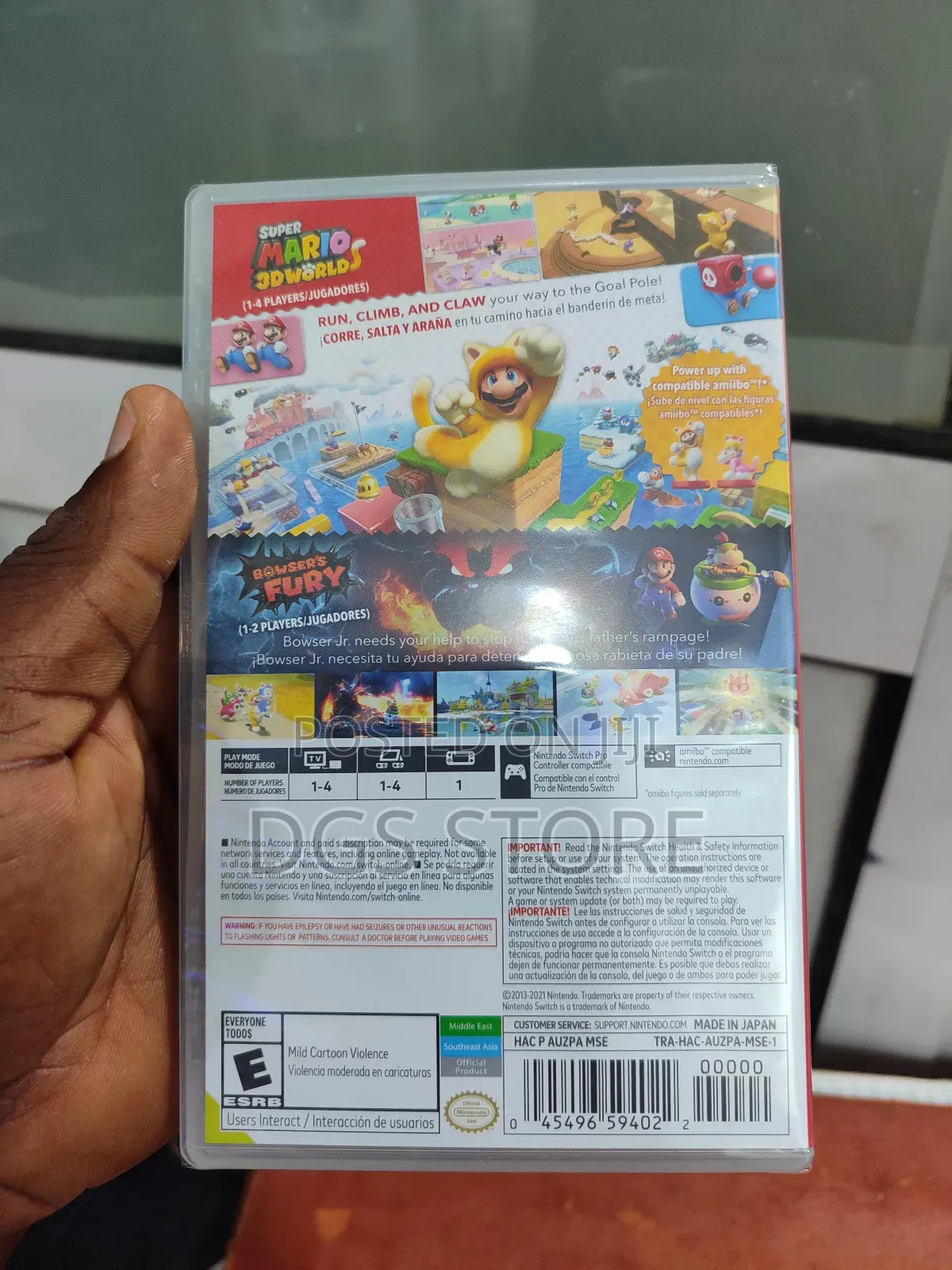 Nintendo Switch Super Mario 3D World Bowsers Fury
