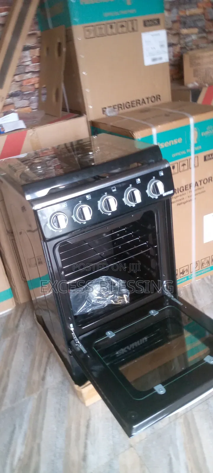 Skyrun Gcs_4gix 50/50 4 Burners Gas Cooker+ Oven
